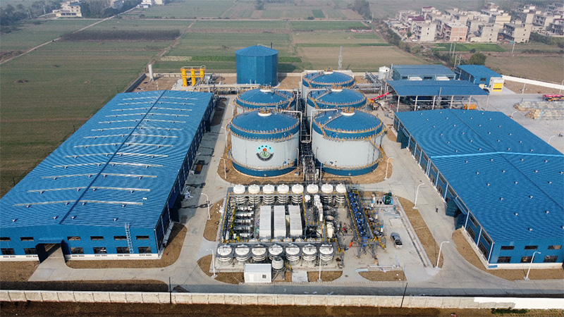 阜南县生物质能源项目实景图